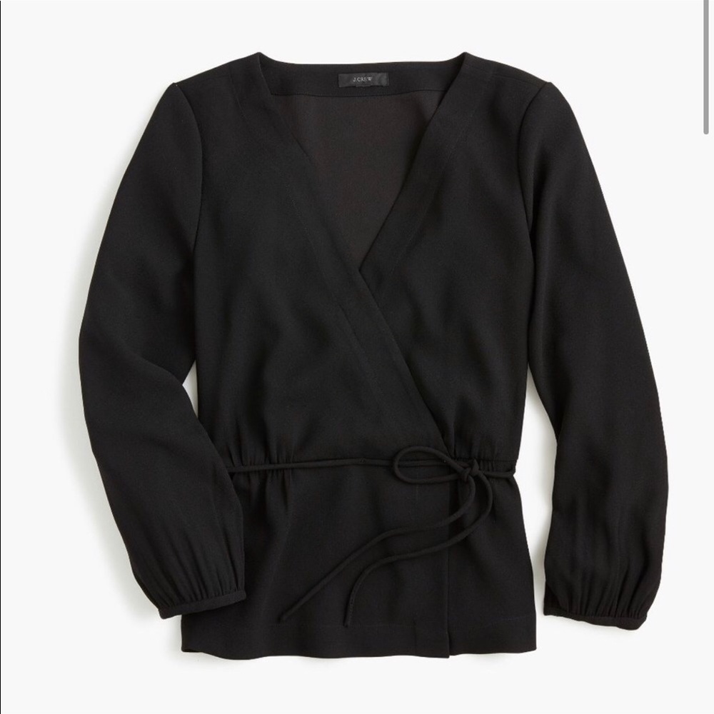 JCrew Faux Wrap Top